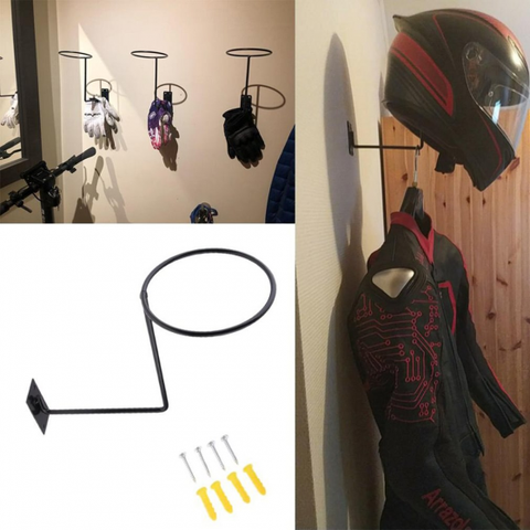 Helmet Display Rack Bicycle Helmet Storage Holder Stand Wall Mounted Hook for Bicycle Motorcycle