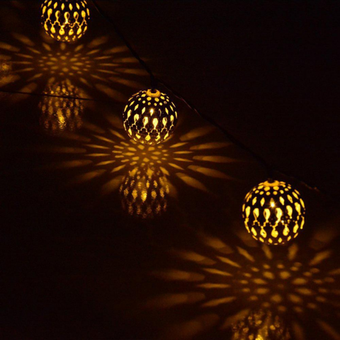 20Led 5M String Lights Solar Bulb Lamp Ball Design String Light For Indoor Outdoor Bedroom Patio Lawn Garden