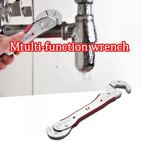 9-45mm Adjustable Multi Purpose Magic Spanner Set of tool Universal Wrench Pipe Adjustable Spanner for Home Wrench
