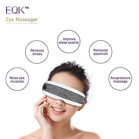 Eye-Massager-with-Heat-Vibration,Air Pressure Electric Portable Shiatsu