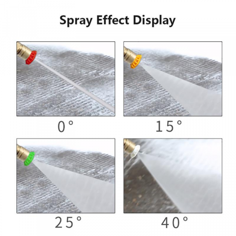 Pressure Car Washer with 5pcs Soap Spray Nozzles  Socket Quick Release Foam Snow Gun Cleaning Tools Car Wash