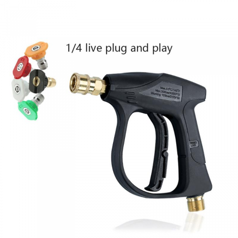 Pressure Car Washer with 5pcs Soap Spray Nozzles  Socket Quick Release Foam Snow Gun Cleaning Tools Car Wash
