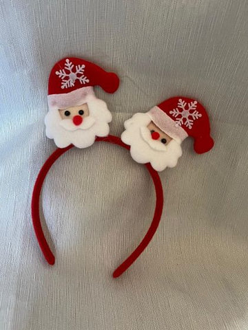 Christmas Xmas Santa Claus Party LED light Glow Up Flash Hair Ear Headband