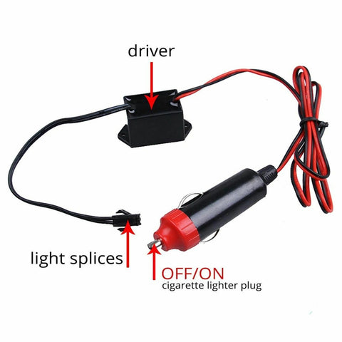 Car 12V LED NEON Lights - 3M