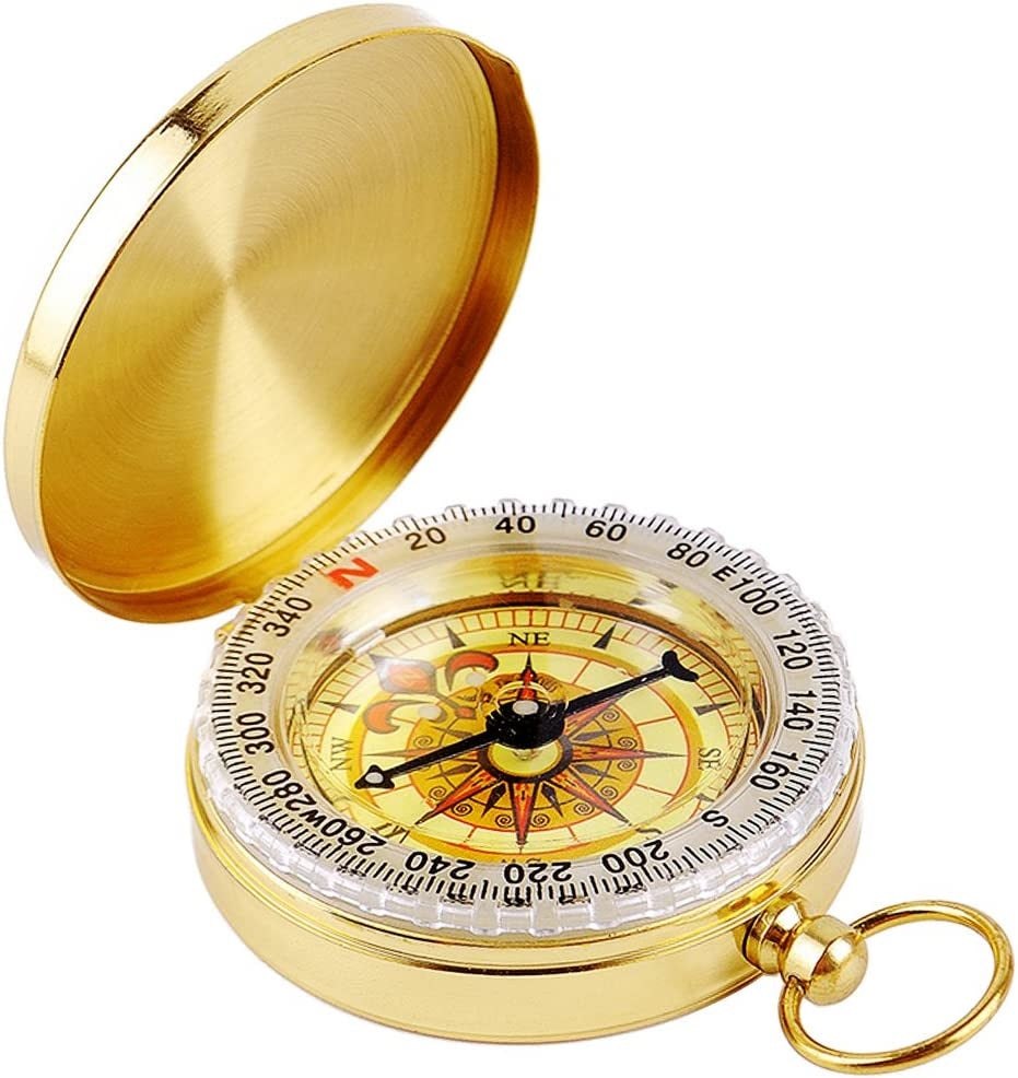 Camping Compass Outdoor Hiking Pocket Watch