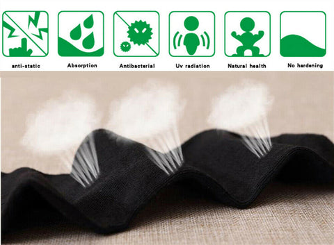 6X MENS BAMBOO Fiber WORK SOCKS Odor Soft Cushion Resistant Bulk Natural Healthy