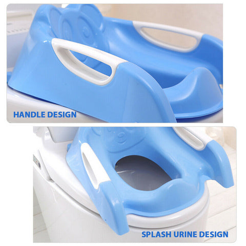 Kids Toilet Ladder Baby Toddler Training Toilet Step Potty Seat Non Slip Trainer