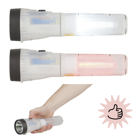 2 in 1 Floating Torch/Lantern - Auto On in Water multifunction waterproof torch