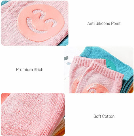 Baby Crawling Knee Pads - 1Pair - Blue/Pink