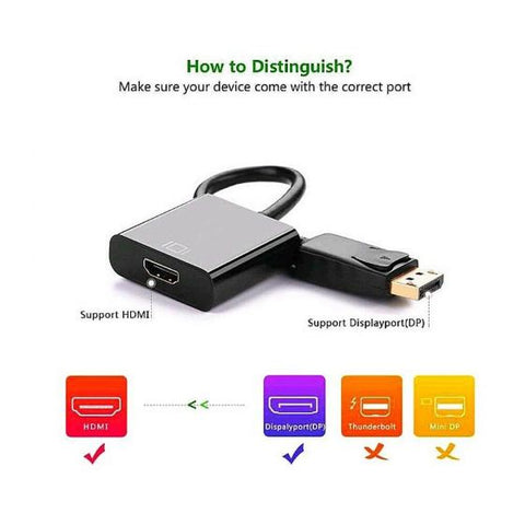 Display Port to HDMI Adaptor