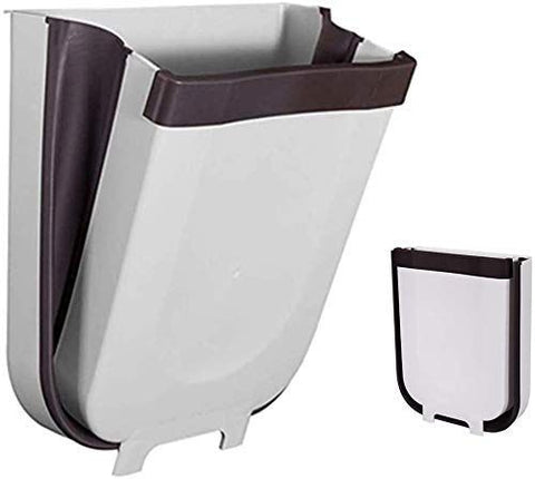 9L Kitchen Folding Trash Hanging Garbage Can Car Recycle Bin Trash Bin Waste Dustbin