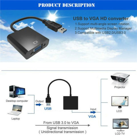 USB 3.0 to VGA
