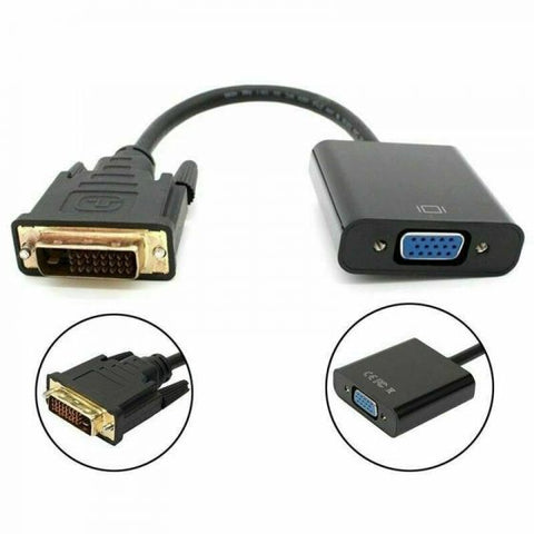DVI-D male tp VGA Female Adaptor