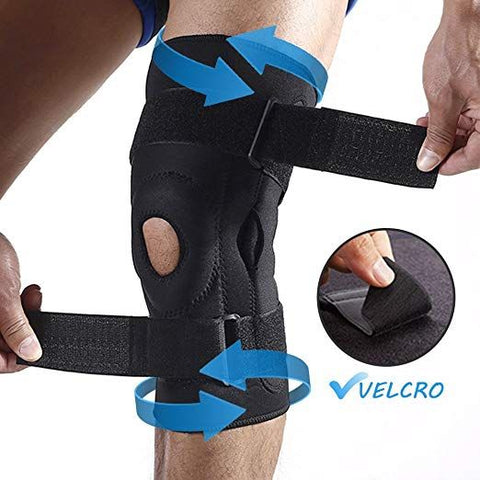 Double Metal Full Knee Support