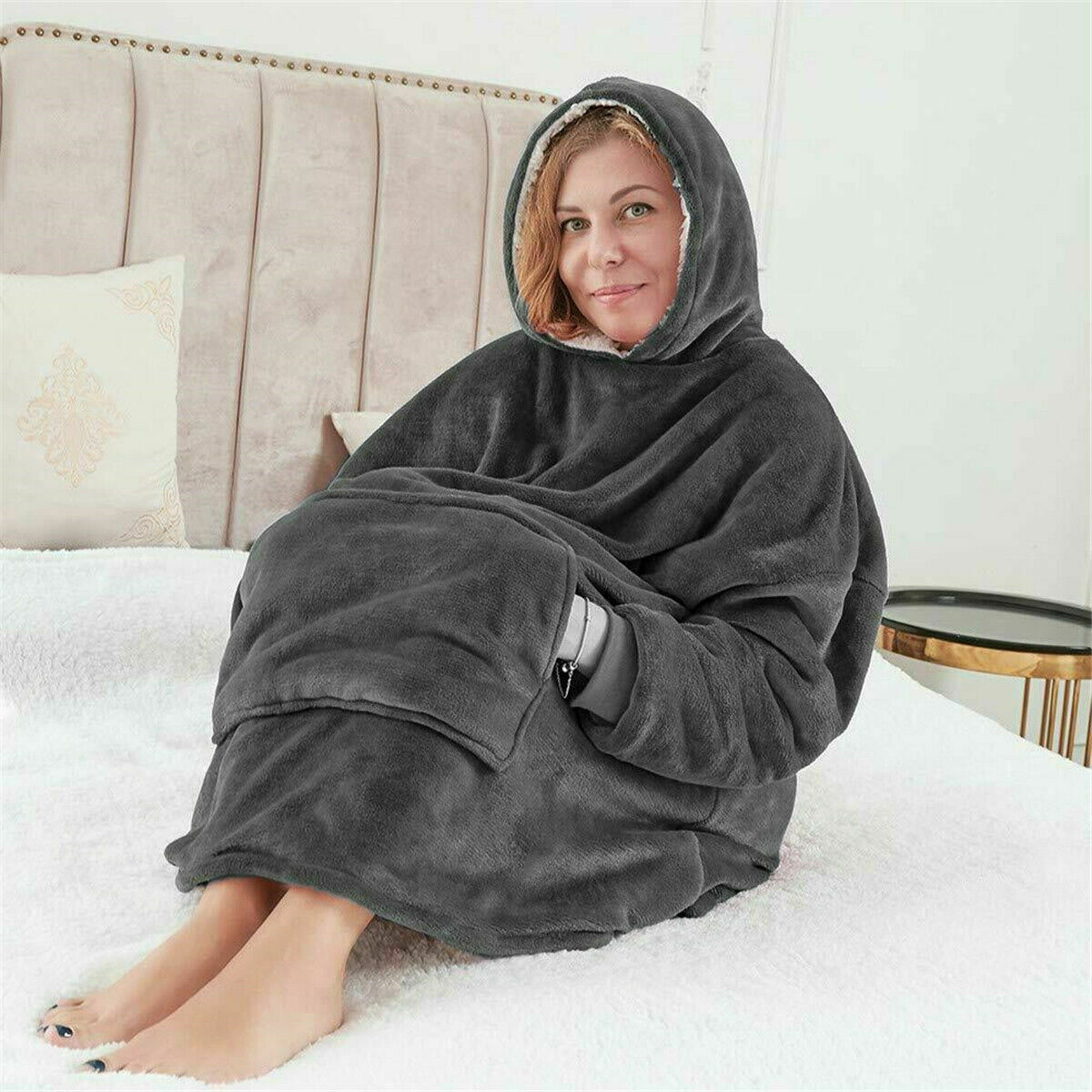 Blanket Sweatshirt Hoodie Ultra Plush Soft&Warm Blanket Hoodie