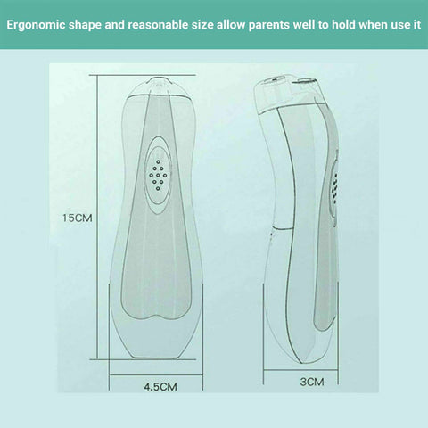 Electric Baby Nail Trimmer Infant Newborn Safe Grinder Clipper Tools Set