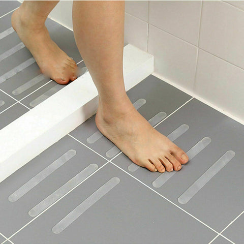 40Pcs Anti Slip Bath Grip Stickers Non Slip Shower Strips Pad Floor Safety Tapes