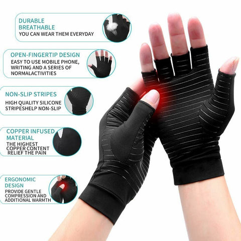 Arthritis Gloves Compression Copper