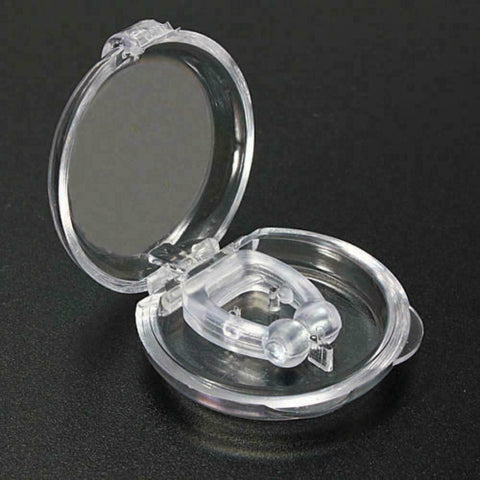 2 x Anti Snore Magnetic Silicone Nose Clip Stop Snoring Apnea Aid Device Stopper