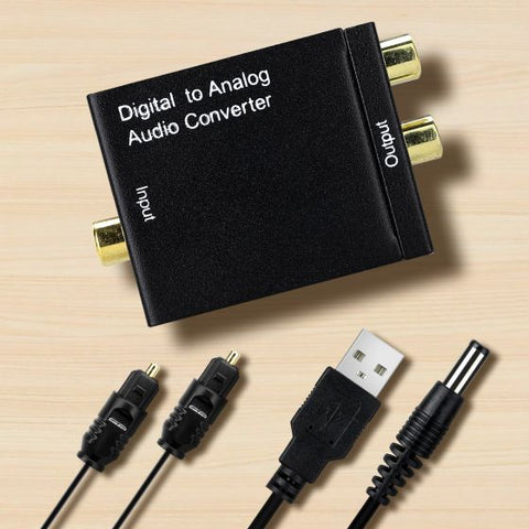 Digital to Analog Audio Converter Adapter