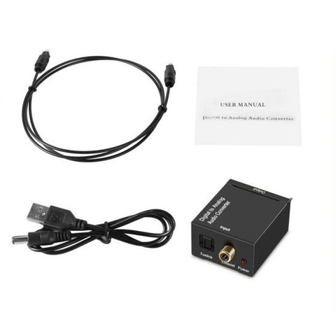 Digital to Analog Audio Converter Adapter