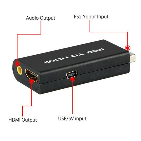 PS2 to HDMI Converter Adapter