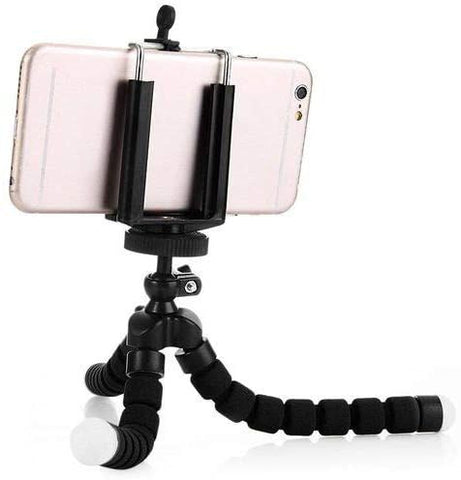 Flexible Tripod Mini Universal Octopus Leg Style Portable and Adjustable Mount Holder for Mobile Phone Smartphone, Digital Camera