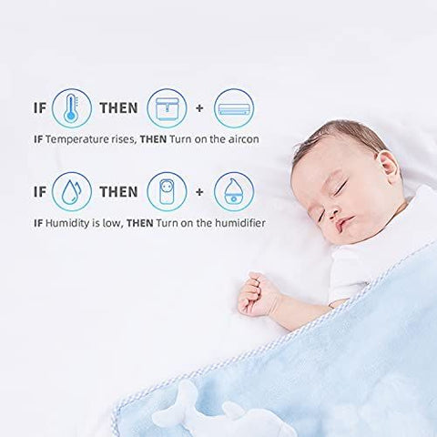 Broadlink RM4 mini IR Remote Controller HTS2 Temperature Humidity Sensor WiFi for Air conditioning TV set-top Box Work with Alexa googlehome