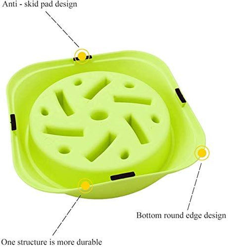 Dog Food Slow Feeder Puzzle Bowl