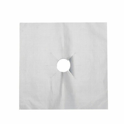 4pcs/8pcs Kitchen Gas Stove Top Burner Reusable Protector Liner Cleaning Pad Cover