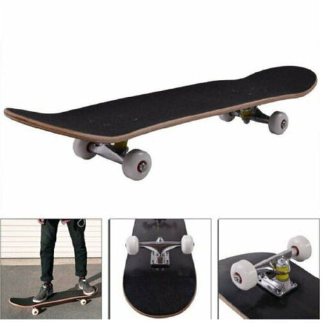 Blank Complete Skateboard Stained BLACK 7.75" Skateboards