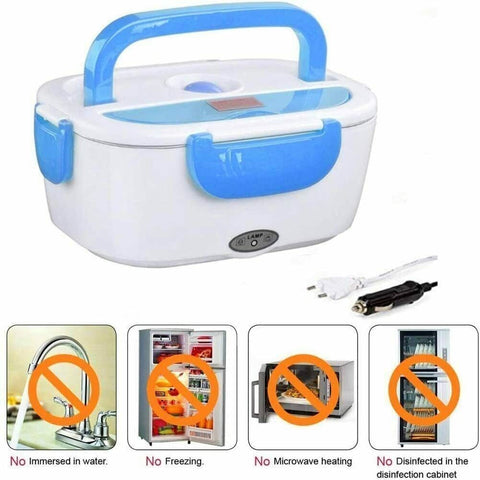 Electric heated Lunch box - BLUE