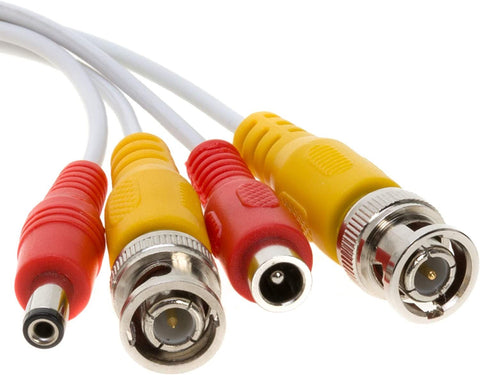 10M BNC Monitoring Cable White