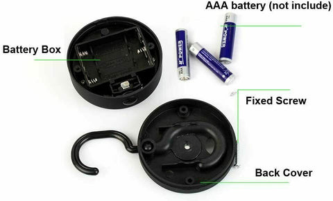 2PCS Magnetic 24 LED Lamp Light Hook Work Light Camping Light Emergency Tent