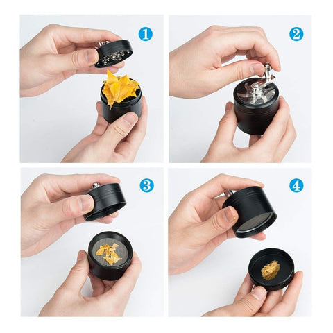 Hand Crank Smoke Grinder