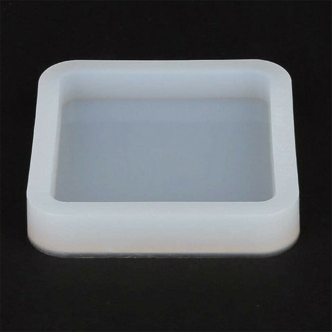 2PC Coaster Resin Cup Casting Mould Epoxy Mold Silicone DIY Jewelry Making Craft