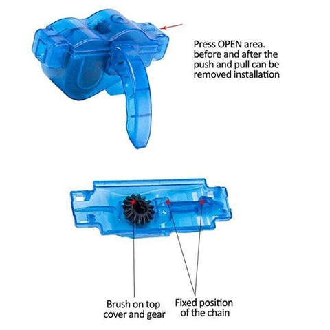 Bicycle chain cleaner Brush Tool