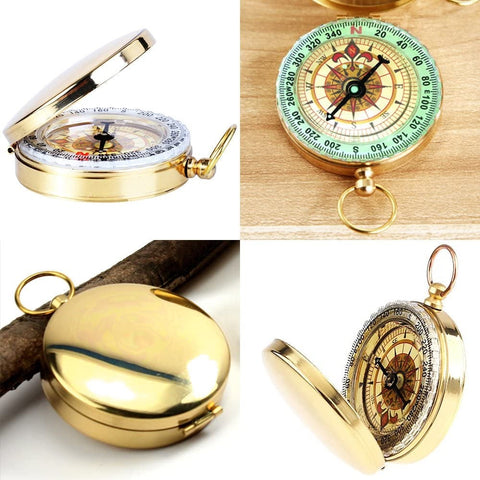 Camping Compass Outdoor Hiking Pocket Watch