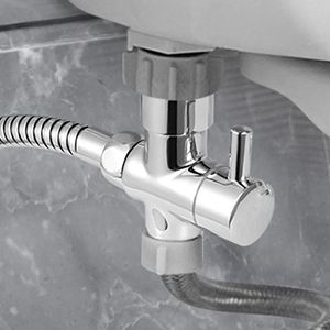 Handheld SS Bidget Sprayer with T-Adaptor Valve kit Pressure for Bathing Pets, Feminine Hygiene