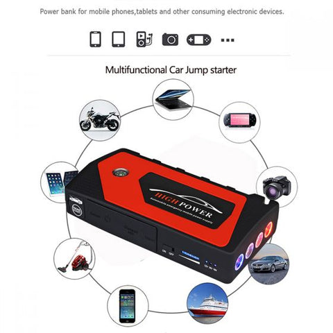12V Car Jump Starter 18000mAh Power Bank