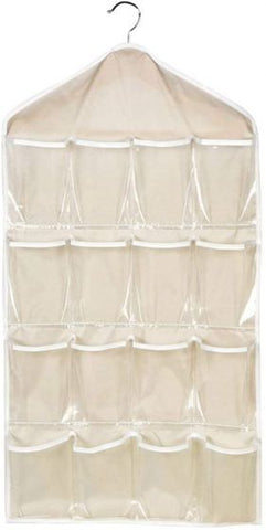 Foldable 16 pocket wardrobe organizer