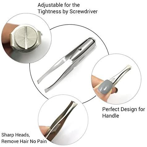 Eyebrow Tweezer with LED