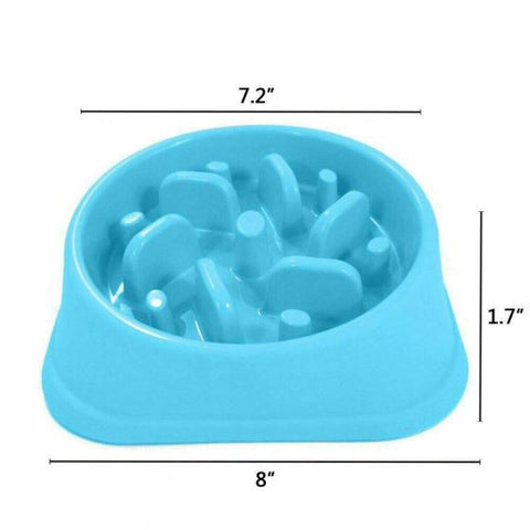 Dog Food Slow Feeder Puzzle Bowl