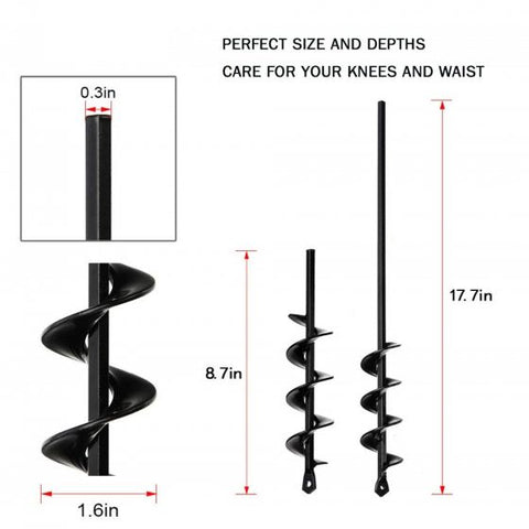 Garden Spiral Hole Drill Planter