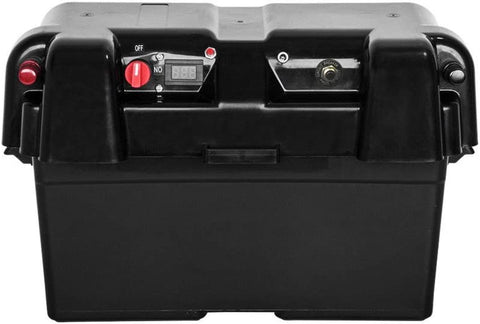 AGM Deep Cycle 130AH Battery Box Dual System 12V 100AH USB Ports Large Marine