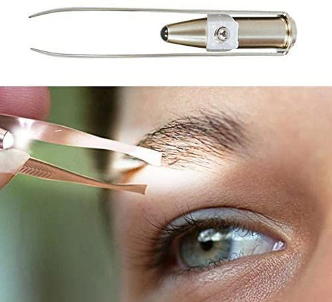 Eyebrow Tweezer with LED
