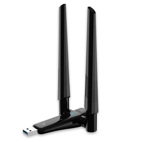 PIX-LINK AC1200 Wireless USB Wifi Adapter 2.4G&5G Network Card Dual Antennas High-Gain Wifi Reveiver USB 3.0 For PC Home Use