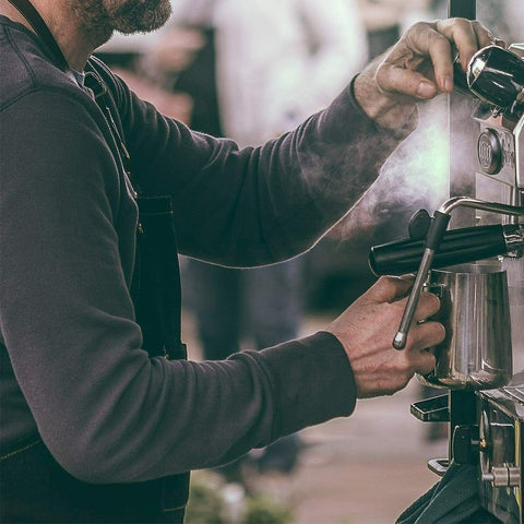 Stainless Steel Milk Coffee Pitcher Espresso Frothing Scale Jug Pot Latte Pen