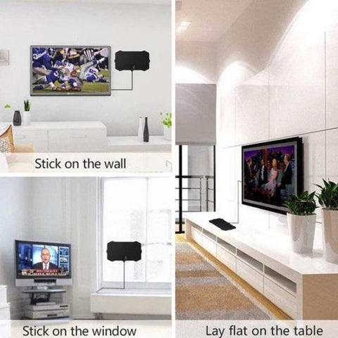 1080P 200 Mile Range Antenna TV Digital HD Skywire 4K Antena Digital Indoor HDTV