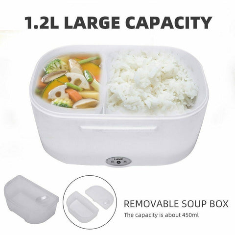 Electric heated Lunch box - BLUE